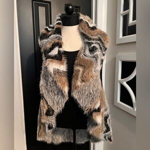 Black and Brown Teddy Jacket Plush and Cozy